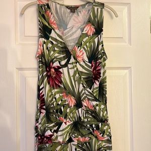 Tommy Bahama Drop Waist floral dress size small